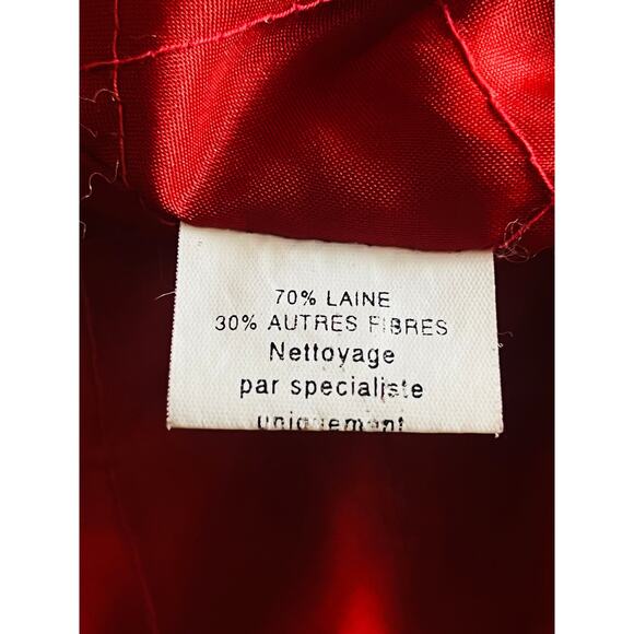 Mac Douglas Vintage Bomber Wool and Leather Jacket Size XXL Snaps Closure - Picture 10 of 11